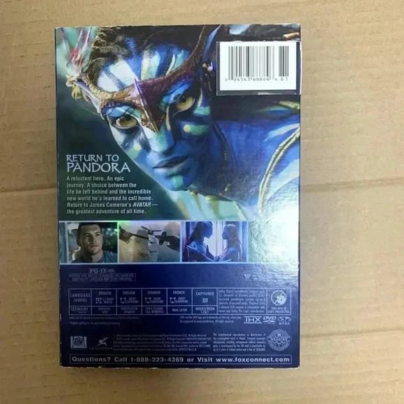 Avatar James Cameron DVD, slip cover good condition dvd. return to PANDORA. - Picture 4 of 4